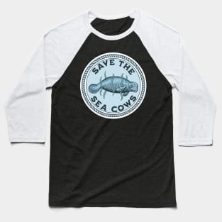 Save The Sea Cows Baseball T-Shirt